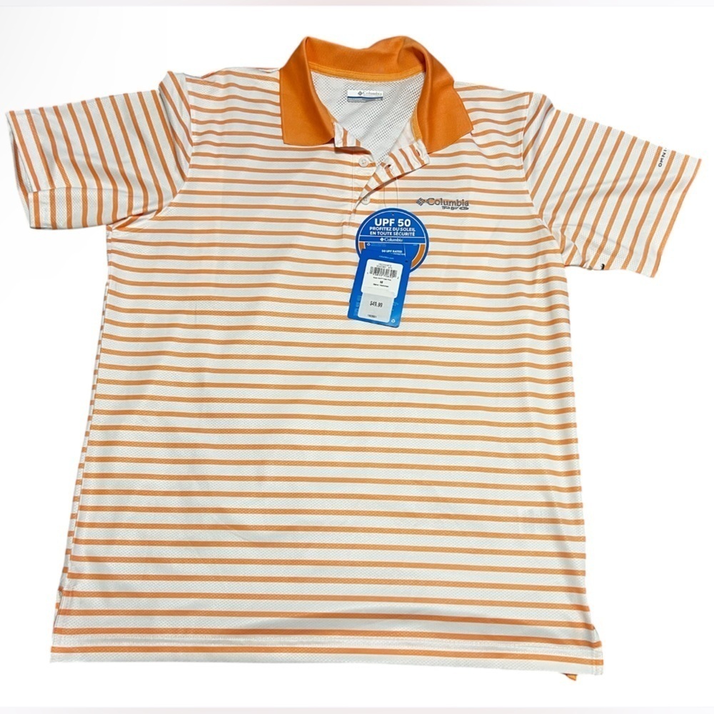 NWT Columbia PFG Fishing Lightweight Breathable Omni-Wick Polo